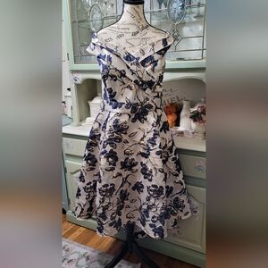 Oleg Cassini High-Low Dress